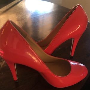 Michael Antonio coral heels. Brand New never worn.